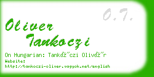 oliver tankoczi business card
